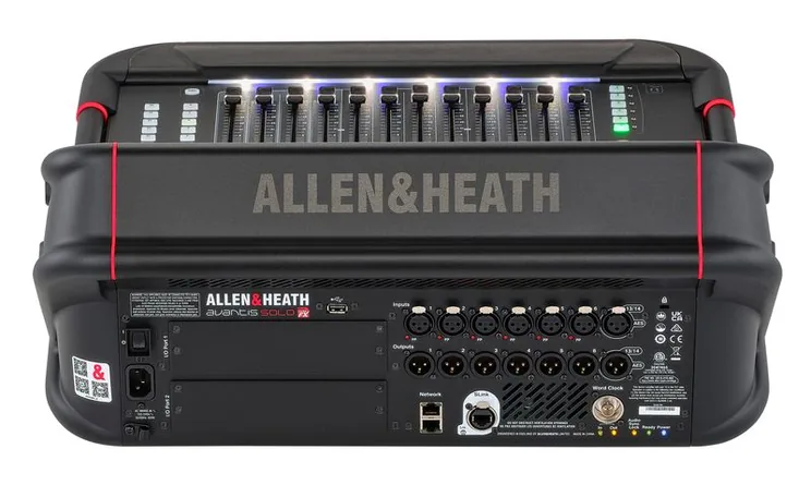 Allen & Heath Avantis Solo Ultra, face arrière et connectique, photo 4