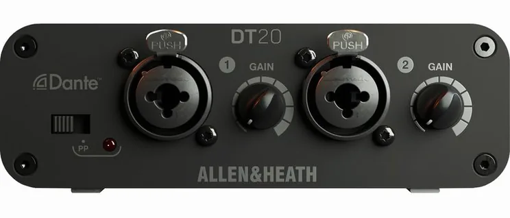 Allen & Heath DT20, écran et commandes, photo 2
