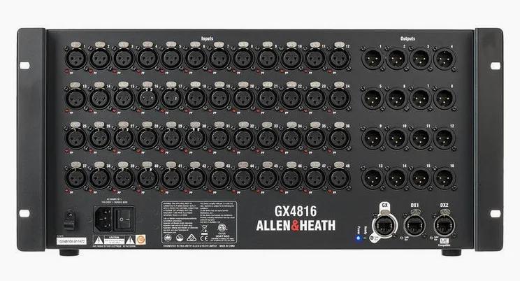 Allen & Heath GX4816, vue de trois quarts, photo 4