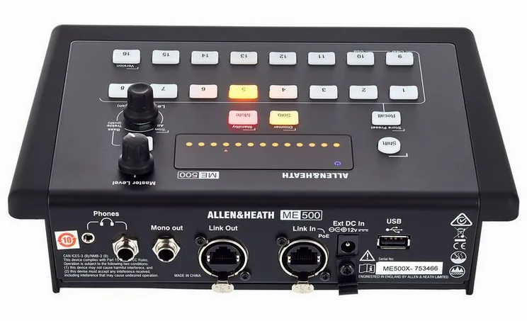 Allen & Heath ME-500, vue de face, photo 4