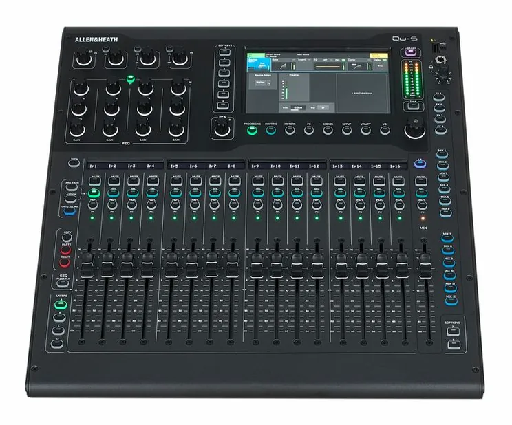 Allen & Heath QU-5, face arrière et connectique, photo 2