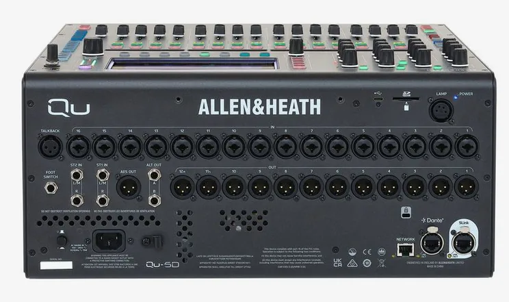 Allen & Heath QU-5D, vue de profil, photo 4