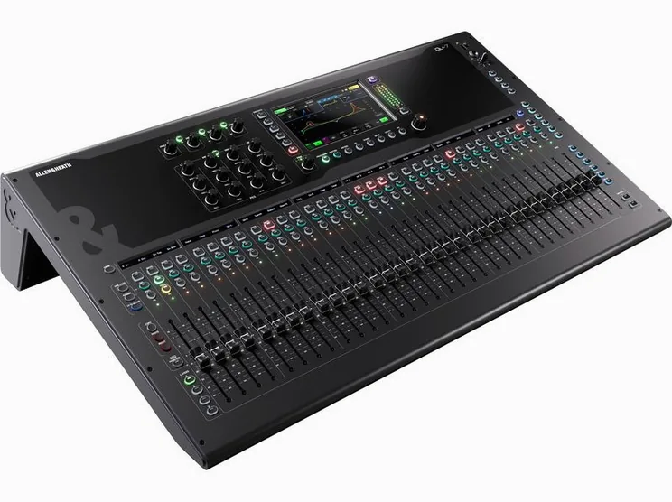 Allen & Heath QU-7, écran et commandes, photo 3