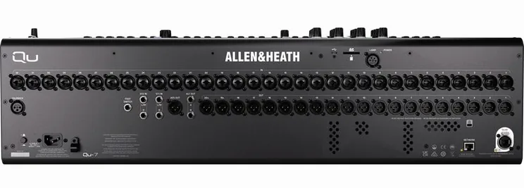 Allen & Heath QU-7, écran et commandes, photo 4