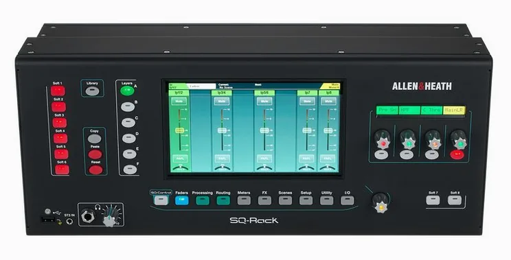 Allen & Heath SQ Rack, face avant, photo 2