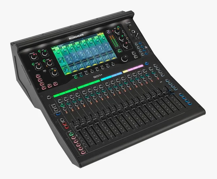 Allen & Heath SQ5+, écran et commandes, photo 3