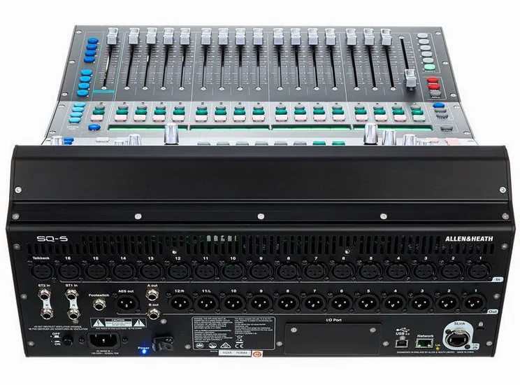 Allen & Heath SQ5, écran et commandes, photo 4