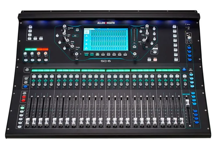 Allen & Heath SQ6, vue de dessus, photo 2