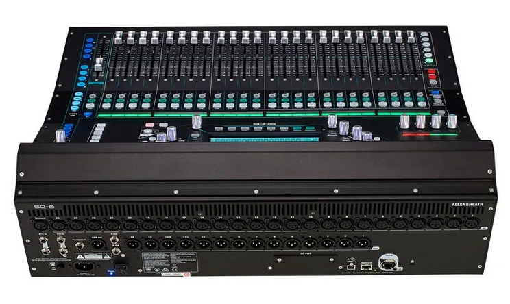 Allen & Heath SQ6, écran et commandes, photo 4