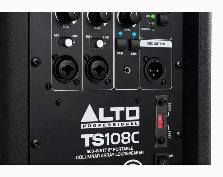 Alto TS 108C, vue de profil, photo 4