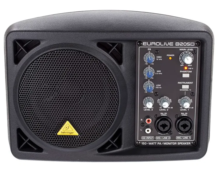 Behringer B205D, vue de trois quarts, photo 2