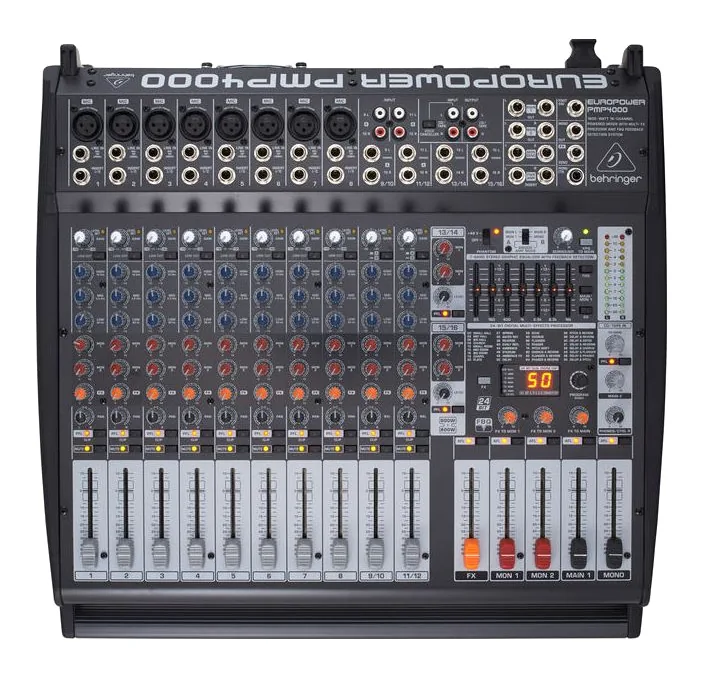 Behringer PMP 4000, vue de profil, photo 4
