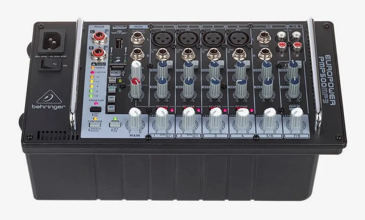 Behringer PMP 500MP3, vue de profil, photo 2
