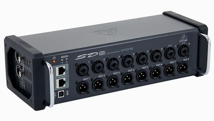 Behringer SD8, face arrière et connectique, photo 3
