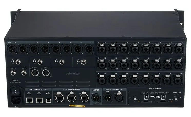 Behringer WING Rack, face avant, photo 4