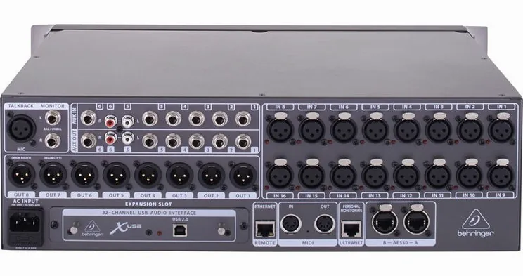 Behringer X32 Rack, face avant, photo 4