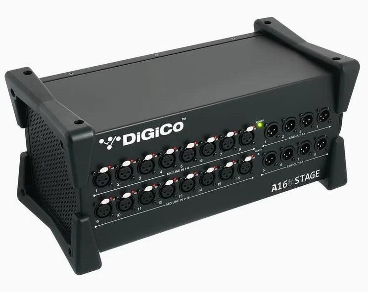 DiGiCo A168 Stage I/O, face arrière et connectique, photo 3
