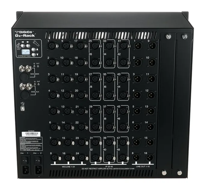 DiGiCo D2-Rack BNC 48/16, vue de profil, photo 4