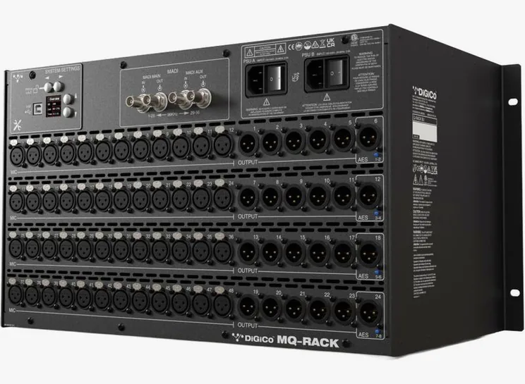 DiGiCo MQ Rack, vue de trois quarts, photo 4