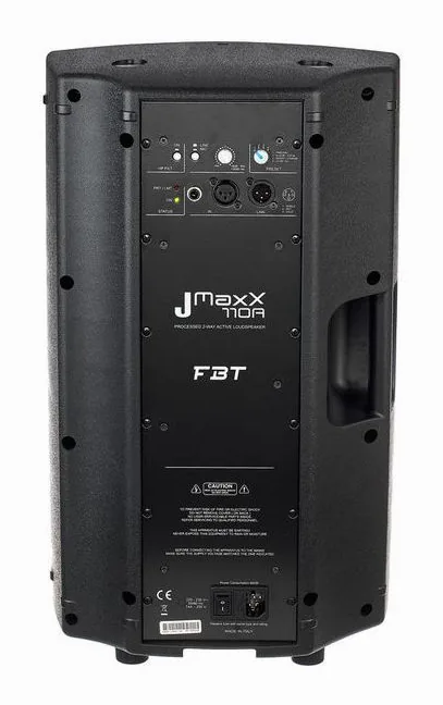 FBT J MaxX 110A, face arrière et connectique, photo 4