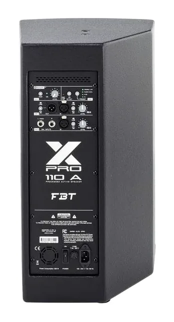 FBT X-Pro 110A, face arrière et connectique, photo 4