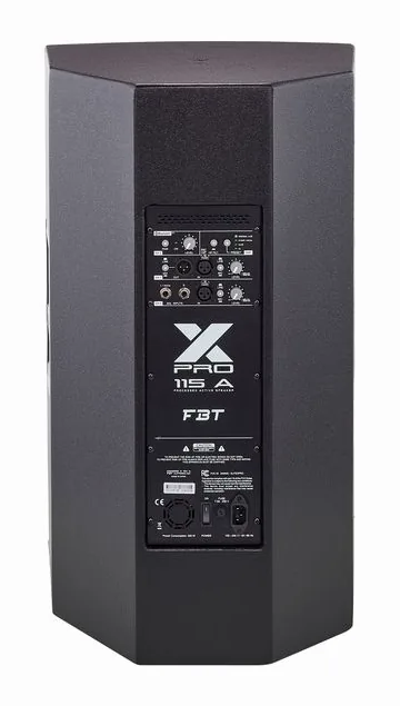 FBT X-Pro 115A, face arrière et connectique, photo 4