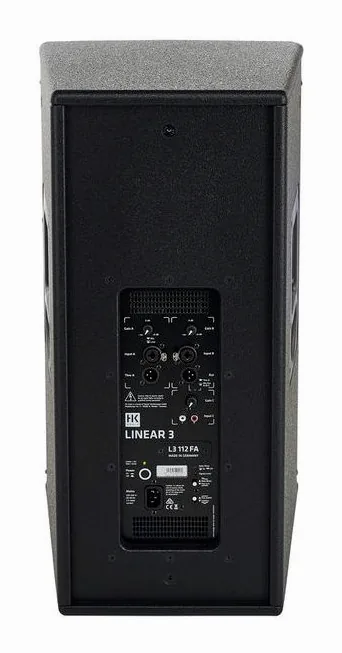HK Audio LINEAR 3 112 FA, face arrière et connectique, photo 4