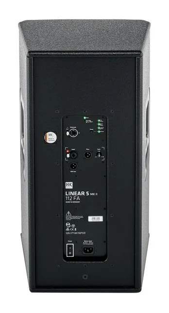 HK Audio Linear 5 MKII 112 FA, face arrière et connectique, photo 4