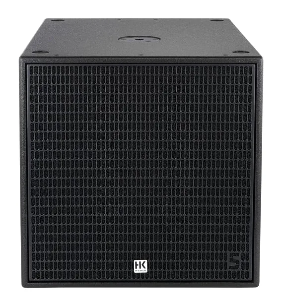 HK Audio Linear 5 MKII 118 Sub A, roulettes et poignées, photo 2