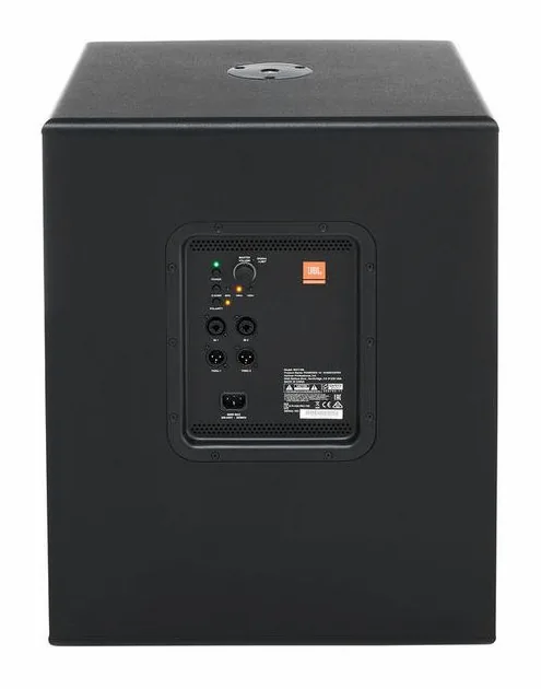 JBL IRX 115S, face arrière et connectique, photo 4