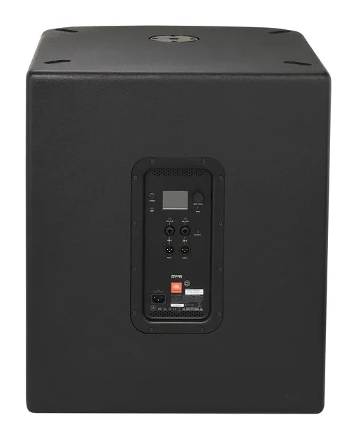 JBL PRX918XLF, face arrière et connectique, photo 4