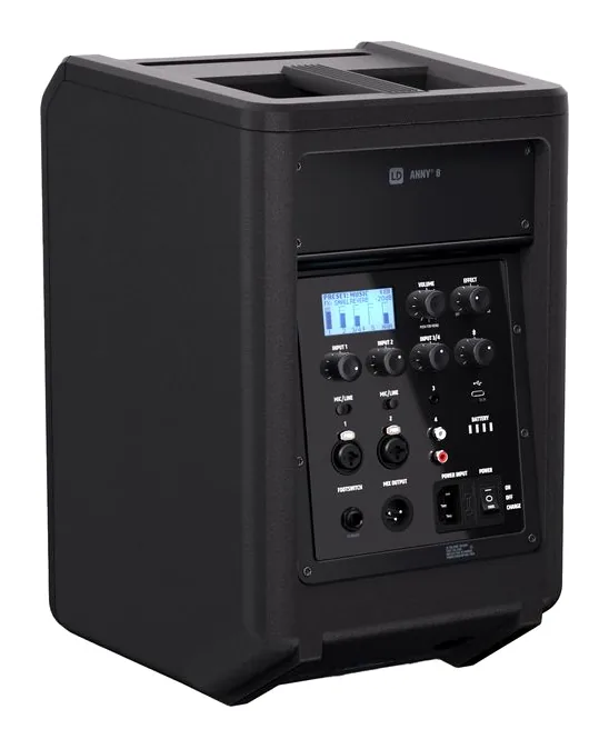 LD Systems ANNY 8 Black, grille et pavillon, photo 4