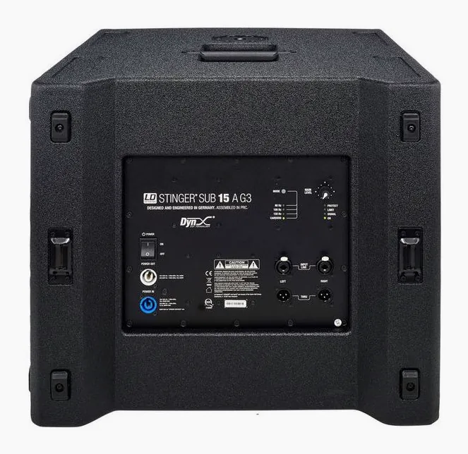 LD Systems Stinger Sub 15A G3, roulettes et poignées, photo 4