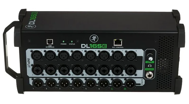Mackie DL16SE, écran et commandes, photo 2