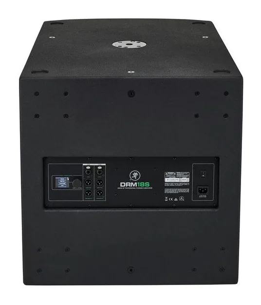 Mackie DRM18S, face arrière et connectique, photo 4