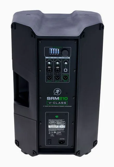 Mackie SRM 210 V-Class, poignées et embase, photo 4