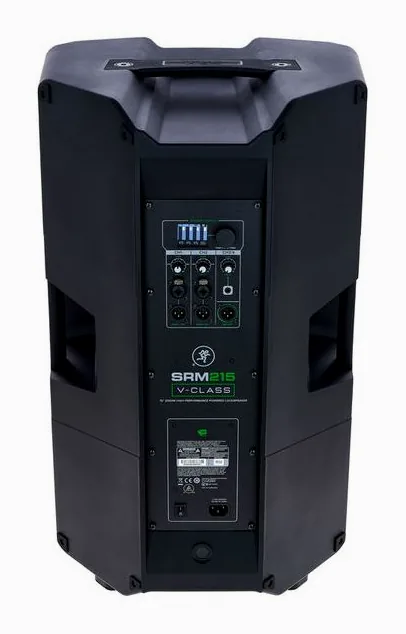 Mackie SRM 215 V-Class, face arrière et connectique, photo 4