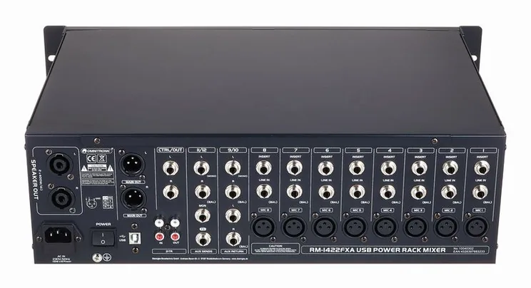 Omnitronic RM-1422 FXA, vue de dessus, photo 4