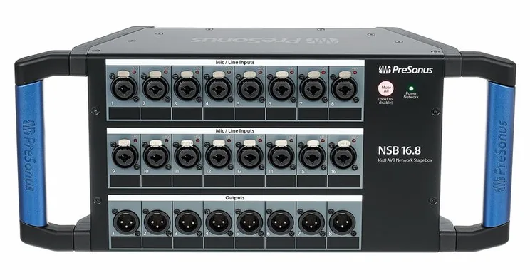 Presonus NSB 16.8, écran et commandes, photo 2