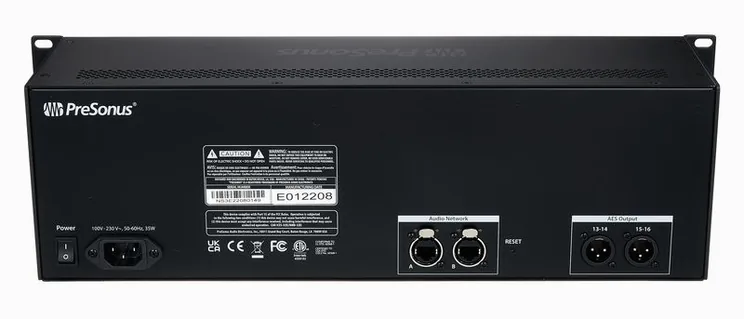 Presonus NSB 32.16, écran et commandes, photo 4