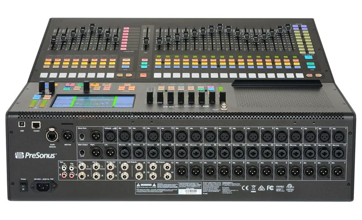 Presonus StudioLive Series III SE 24, face arrière et connectique, photo 4