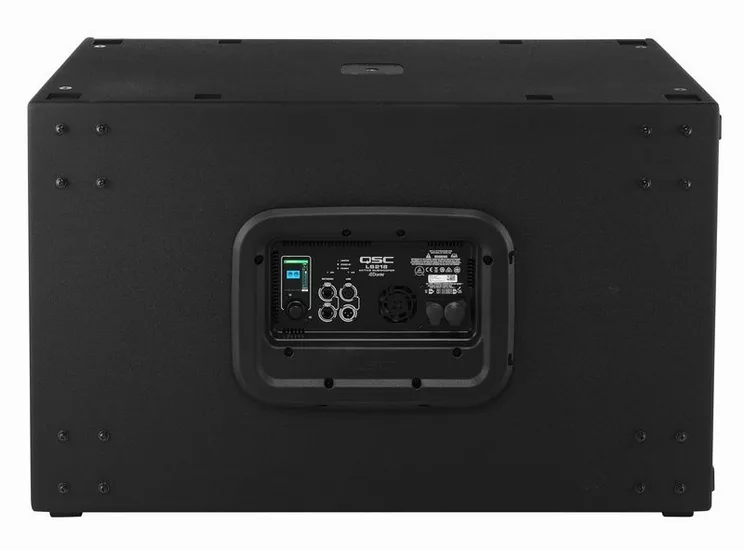 QSC LS218, face arrière et connectique, photo 4