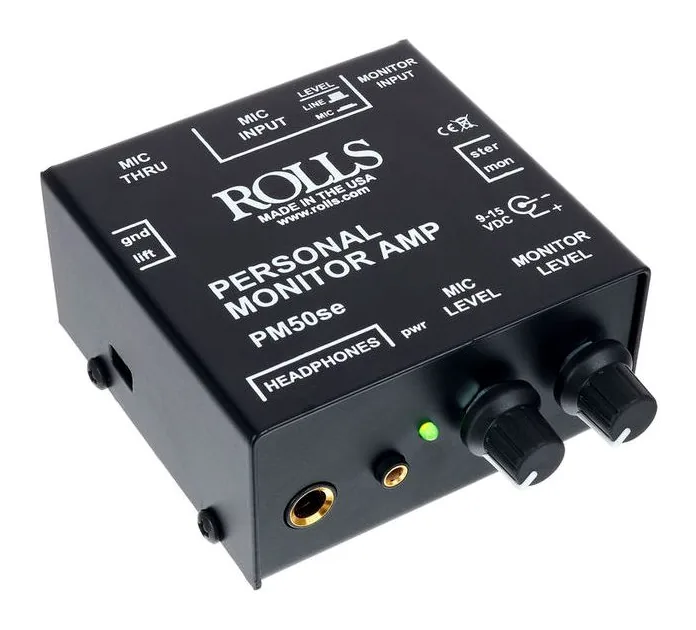 Rolls PM 50se Personal Monitor Amp, accessoires fournis, photo 3