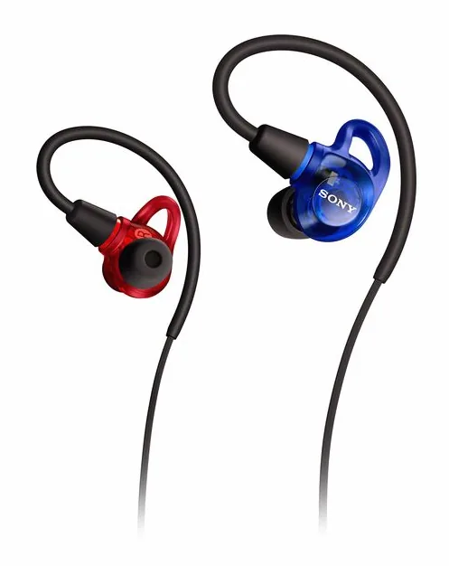 Sony IER-M500 red and blue, accessoires fournis, photo 2
