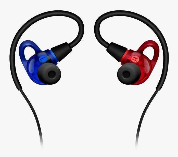 Sony IER-M500 red and blue, vue de profil, photo 3