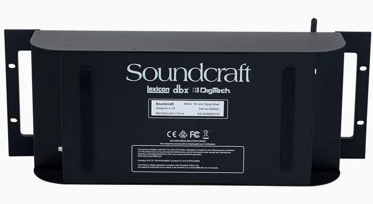 Soundcraft Ui16, écran et commandes, photo 4