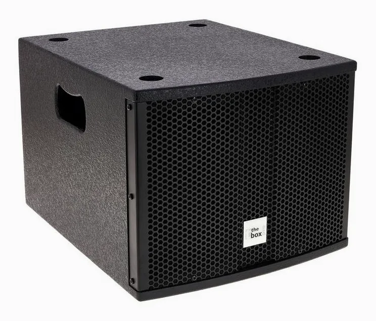 the box pro Achat 108 Sub A, face arrière et connectique, photo 3