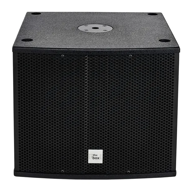 the box pro Achat 112 Sub A, face arrière et connectique, photo 2