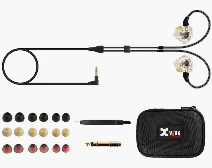 XVive T9 In-Ear Monitors, accessoires fournis, photo 4