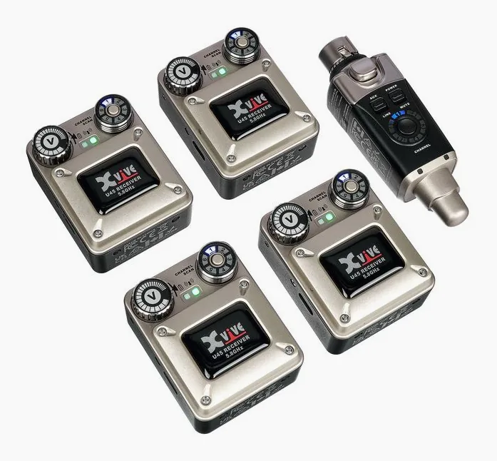 XVive U45 In-Ear Monitor Bundle 4R, vue de face, photo 3